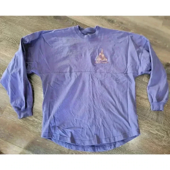 Disney Tops - Walt Disney World 50th Anniversary Purple Spirit Jersey Shirt size small‎ #7
